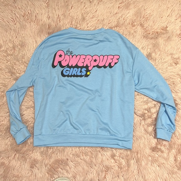 Blue bubbles powerpuff girls sweater size small - Picture 7 of 7